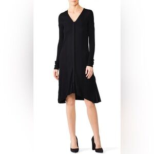 ADEAM Black Cardigan Dress, Size L